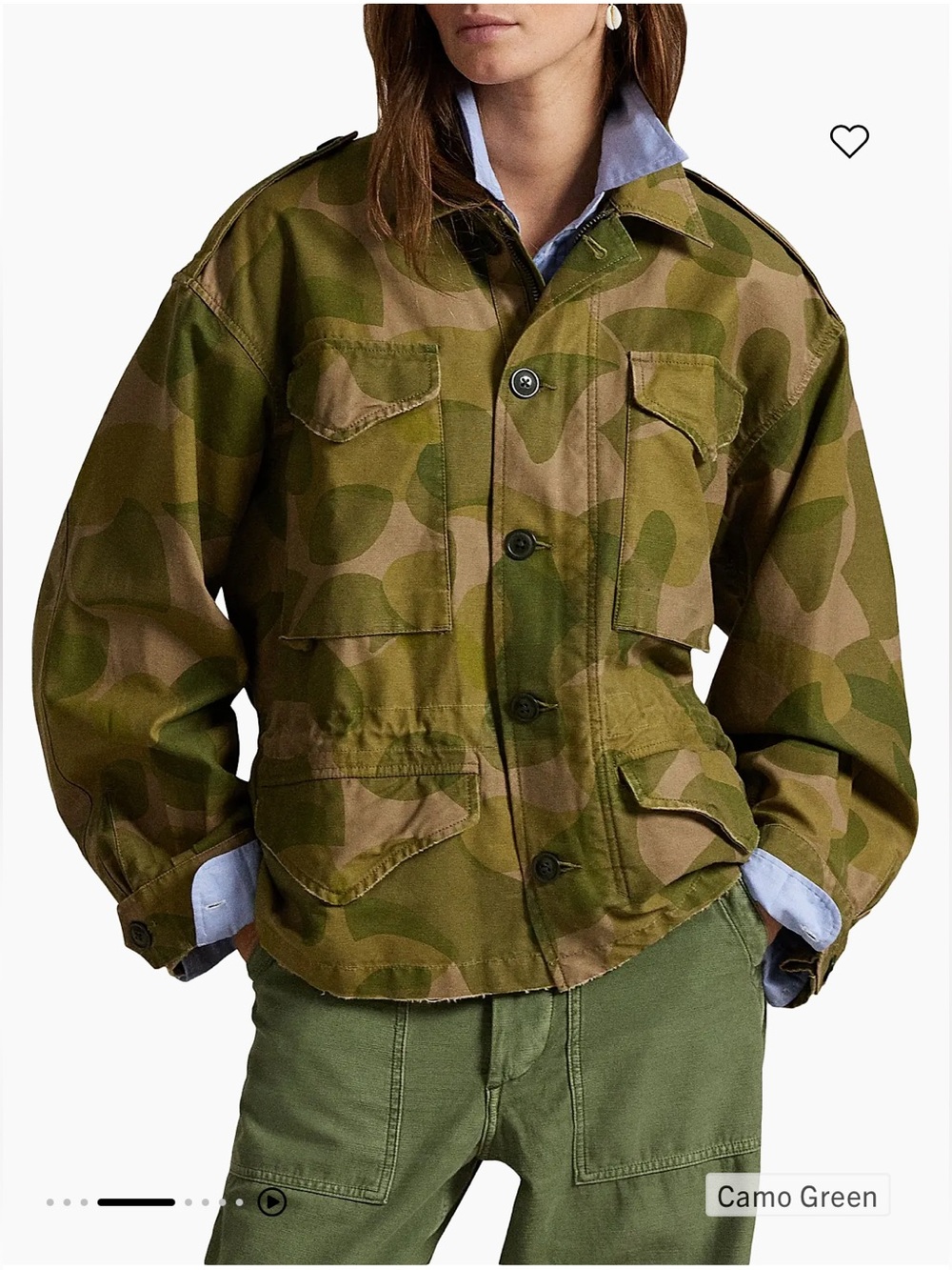 Polo by Ralph Lauren Olive & Camo Field Jacket